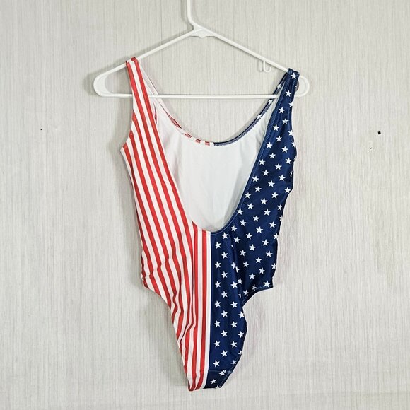 Chubbies American Flag Swimsuit One Piece USA‎ - Sz XS - NWOT - Picture 4 of 6